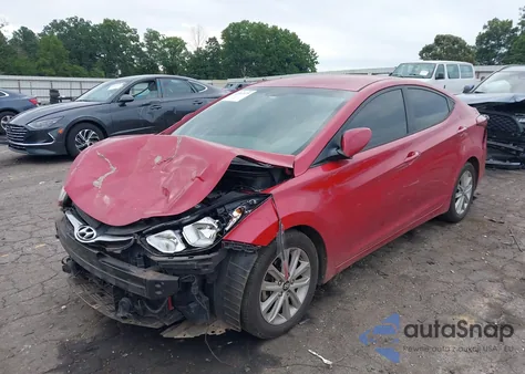 2014 Hyundai Elantra Se from USA, damaged, VIN KMHDH4AE2EU082496